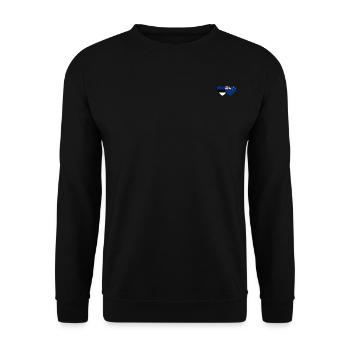 Estonie Drapeau néo-zélandais utilisé - Sweat-shirt Unisexe - noir - Devant - Alina (178cm) & Michal (187cm)