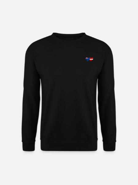 Neuseeland Lettland Flagge - Unisex Pullover - Schwarz
