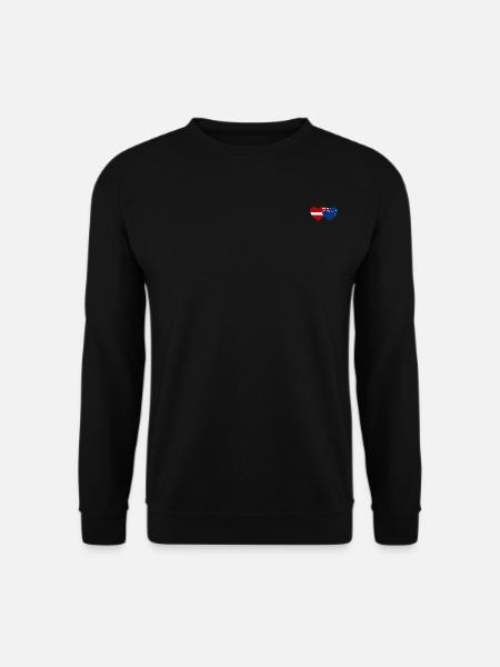 Lettonie Drapeau néo-zélandais - Sweat-shirt Unisexe - noir