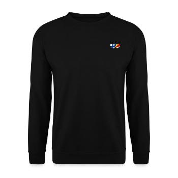 Finlande Seychelles drapeau coeur - Sweat-shirt Unisexe - noir - Devant - Alina (178cm) & Michal (187cm)