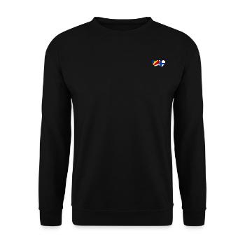 Seychelles Finland Flag Heart - Unisex Sweatshirt - black - Front - Alina (178cm) & Michal (187cm)