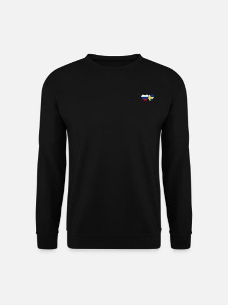 Drapeau de la Suède Russie - Sweat-shirt Unisexe - noir