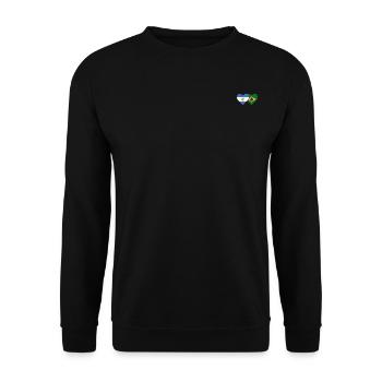 Argentine Brésil Drapeau Coeur - Sweat-shirt Unisexe - noir - Devant - Alina (178cm) & Michal (187cm)