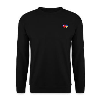 Drapeau de l’Ukraine de Taïwan - Sweat-shirt Unisexe - noir - Devant - Alina (178cm) & Michal (187cm)