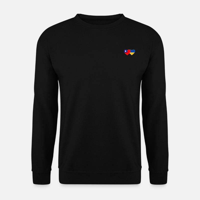Drapeau de l’Ukraine de Taïwan - Sweat-shirt Unisexe - noir