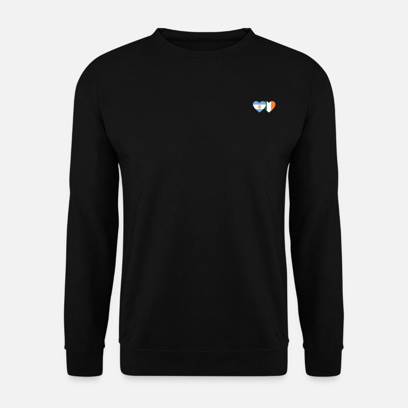 Argentinien Irland Flagge - Unisex Pullover - Schwarz