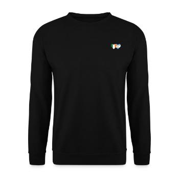 Flag of Ireland Argentina - Unisex Sweatshirt - black - Front - Alina (178cm) & Michal (187cm)