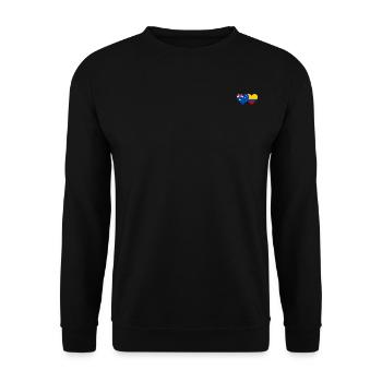 Drapeau de l’Australie et de la Colombie - Sweat-shirt Unisexe - noir - Devant - Alina (178cm) & Michal (187cm)