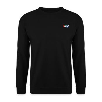Vereinigte Arabische Emirate Schottland Flagge - Unisex Pullover - Schwarz - Vorne - Alina (178cm) & Michal (187cm)