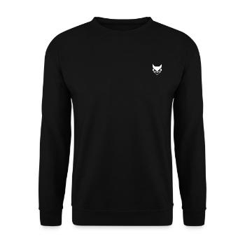 DSL Black Outlines - Unisex Sweatshirt - black - Front - Alina (178cm) & Michal (187cm)