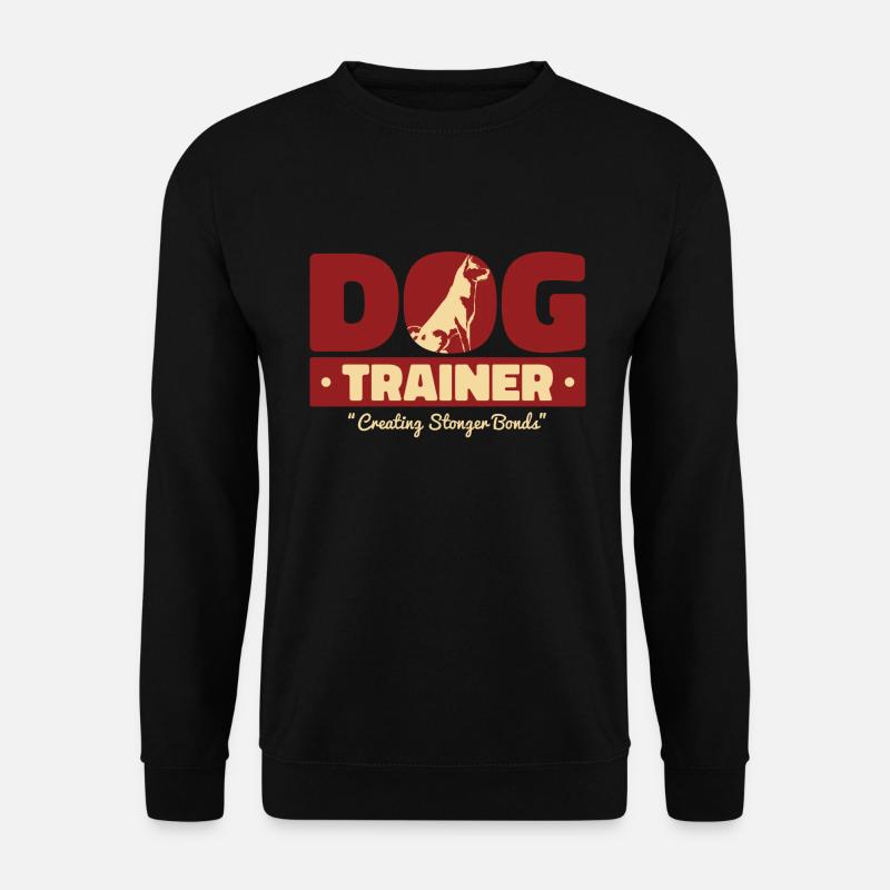 Hundetrainer - Unisex Pullover - Schwarz