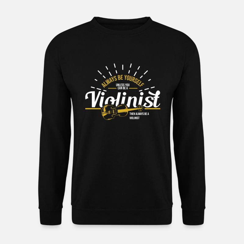 Violine - Unisex Pullover - Schwarz