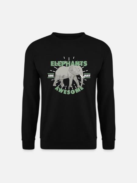 Elephant Elephant - Unisex Sweatshirt - black