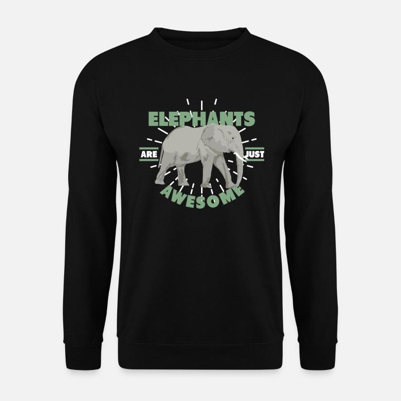 Elephant Elephant - Unisex Sweatshirt - black