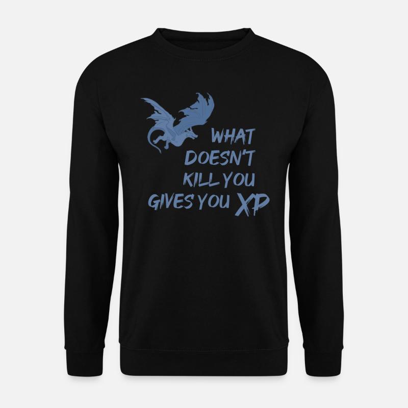 Drache Gaming rollenspiel roleplay dungeon - Unisex Pullover - Schwarz