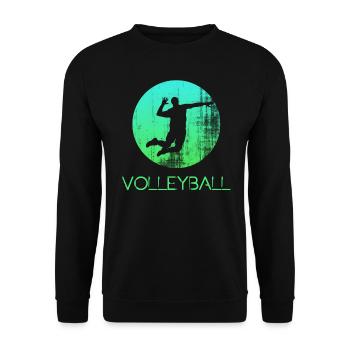 Volleyball - Unisex Pullover - Schwarz - Vorne - Alina (178cm) & Michal (187cm)