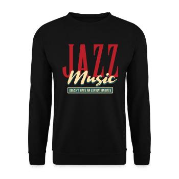 Jazz - Unisex Pullover - Schwarz - Vorne - Alina (178cm) & Michal (187cm)