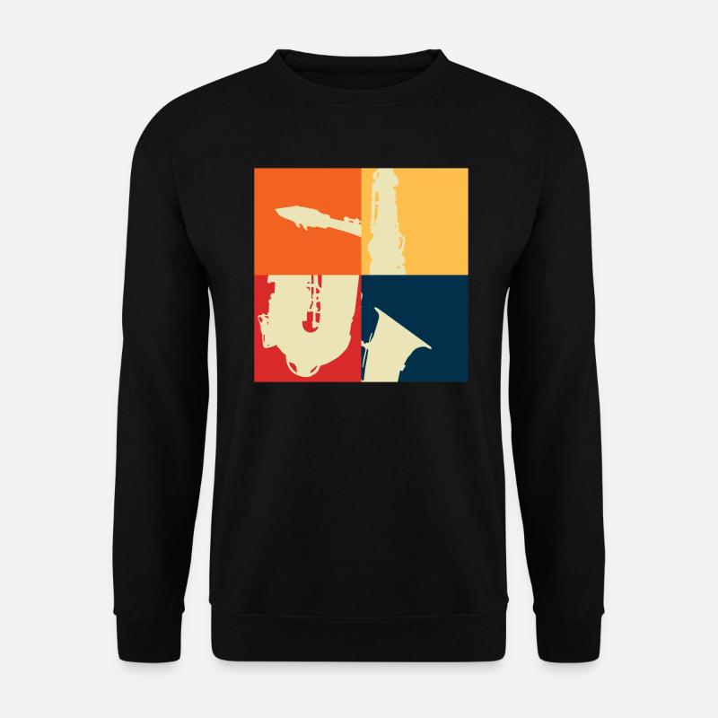 saxophone - Unisex Sweatshirt - black