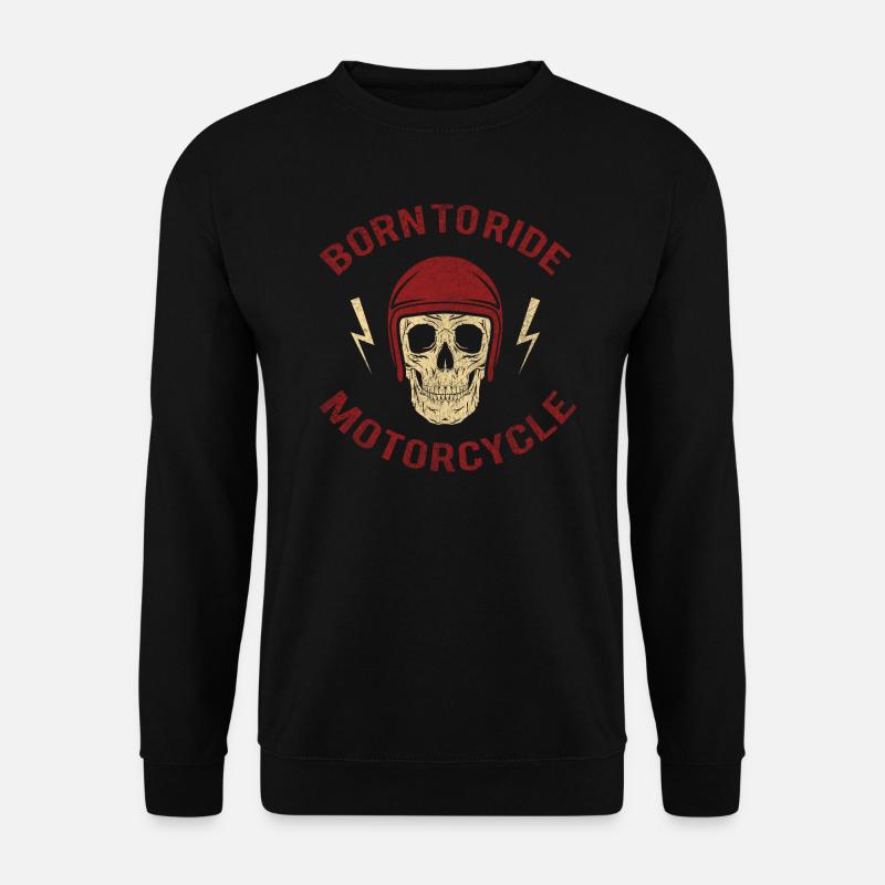 motorrad - Unisex Pullover - Schwarz