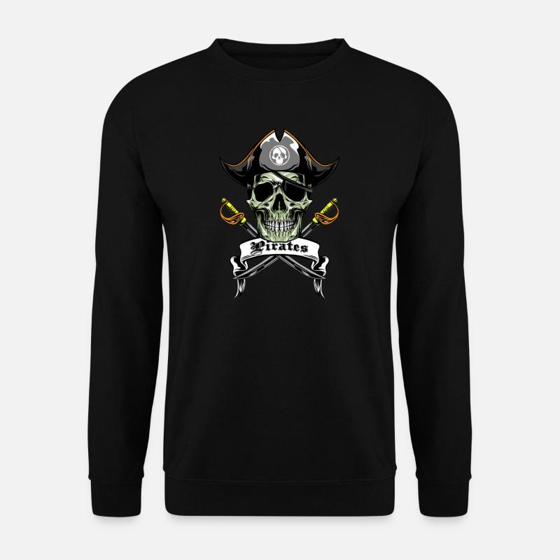 piraten - Unisex Pullover - Schwarz