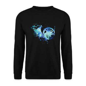 Waldhorn Waldhorn - Unisex Pullover - Schwarz - Vorne - Alina (178cm) & Michal (187cm)
