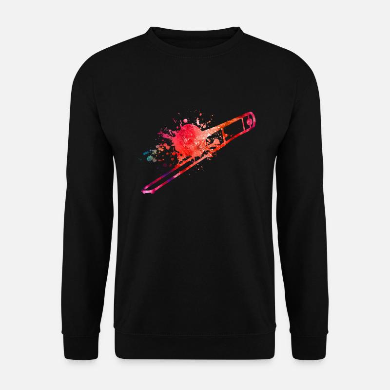 trombone - Unisex Sweatshirt - black