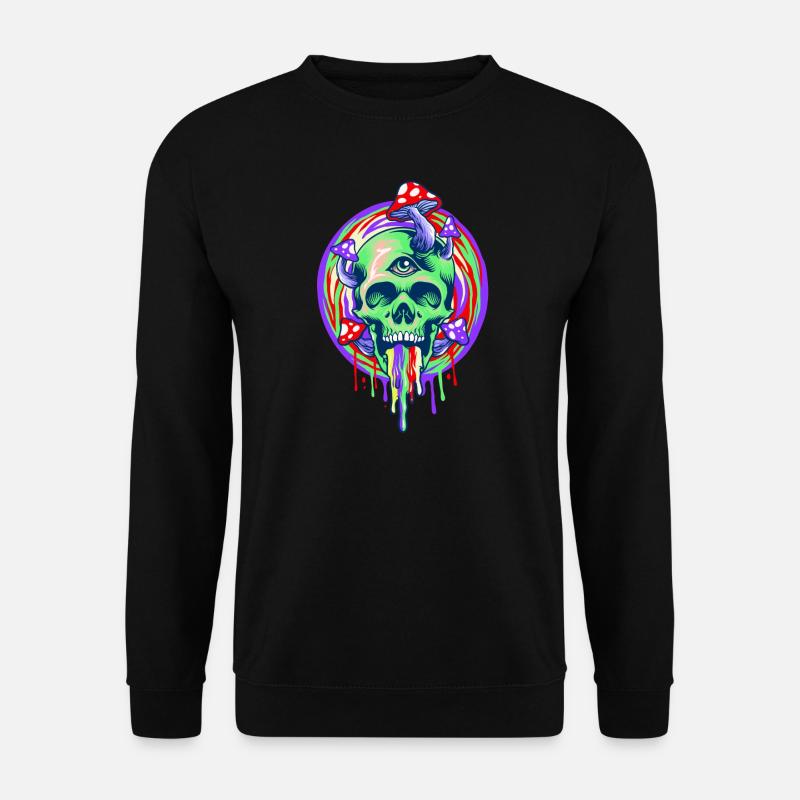 Magic Mushroom - Unisex Pullover - Schwarz