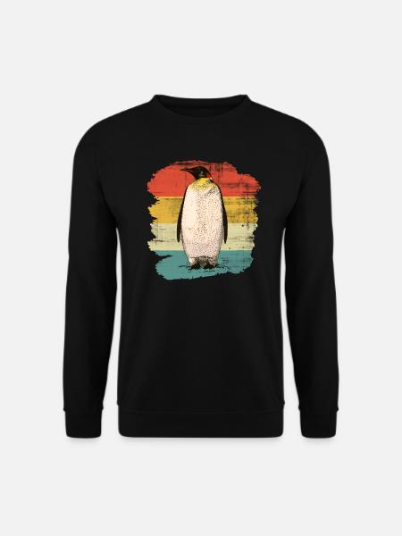 Pinguin - Unisex Pullover - Schwarz