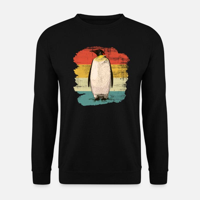Pinguin - Unisex Pullover - Schwarz