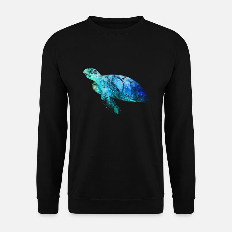 Meeresschildkröte - Unisex Pullover - Schwarz