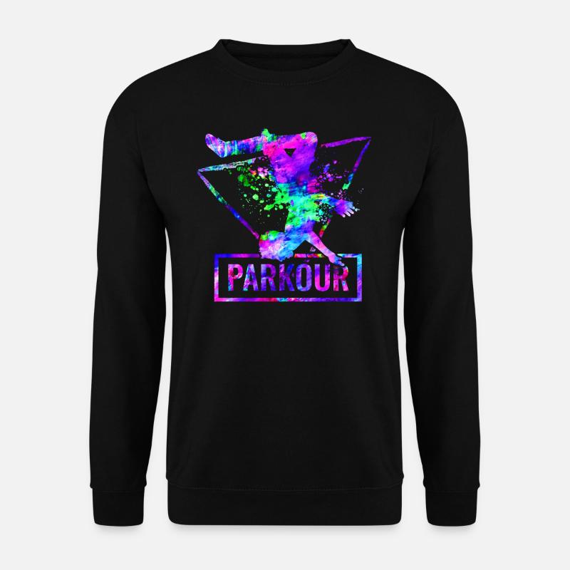 Parkour - Unisex Pullover - Schwarz