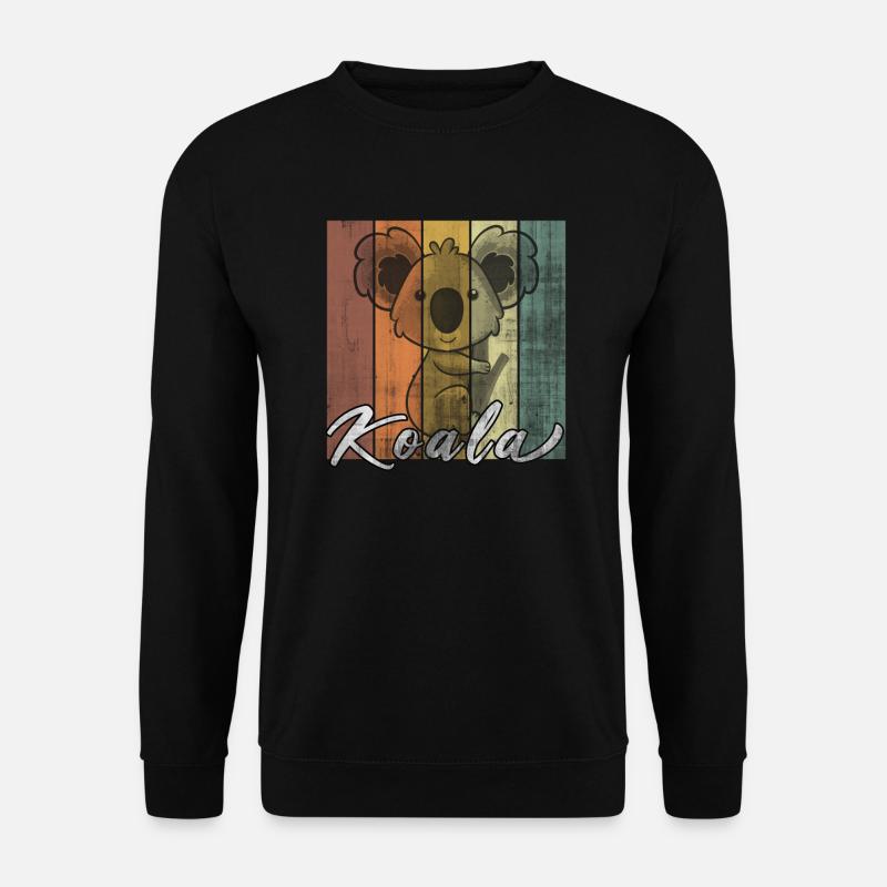 Koala - Unisex Pullover - Schwarz