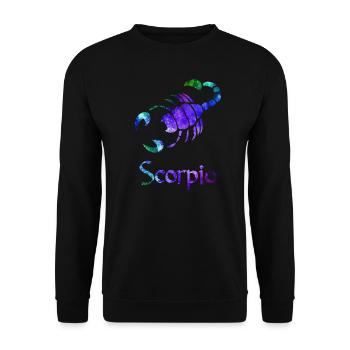 Skorpion - Unisex Pullover - Schwarz - Vorne - Alina (178cm) & Michal (187cm)