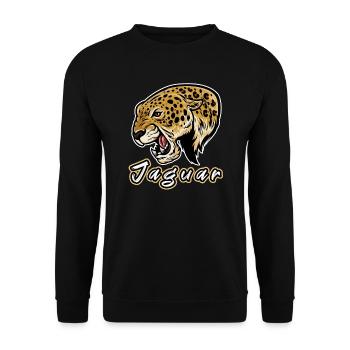 jaguar - Sweat-shirt Unisexe - noir - Devant - Alina (178cm) & Michal (187cm)