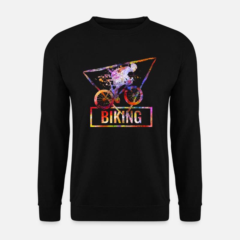Radfahren - Unisex Pullover - Schwarz