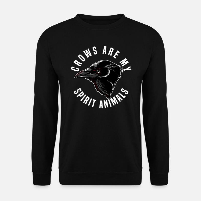 Krähe - Unisex Pullover - Schwarz