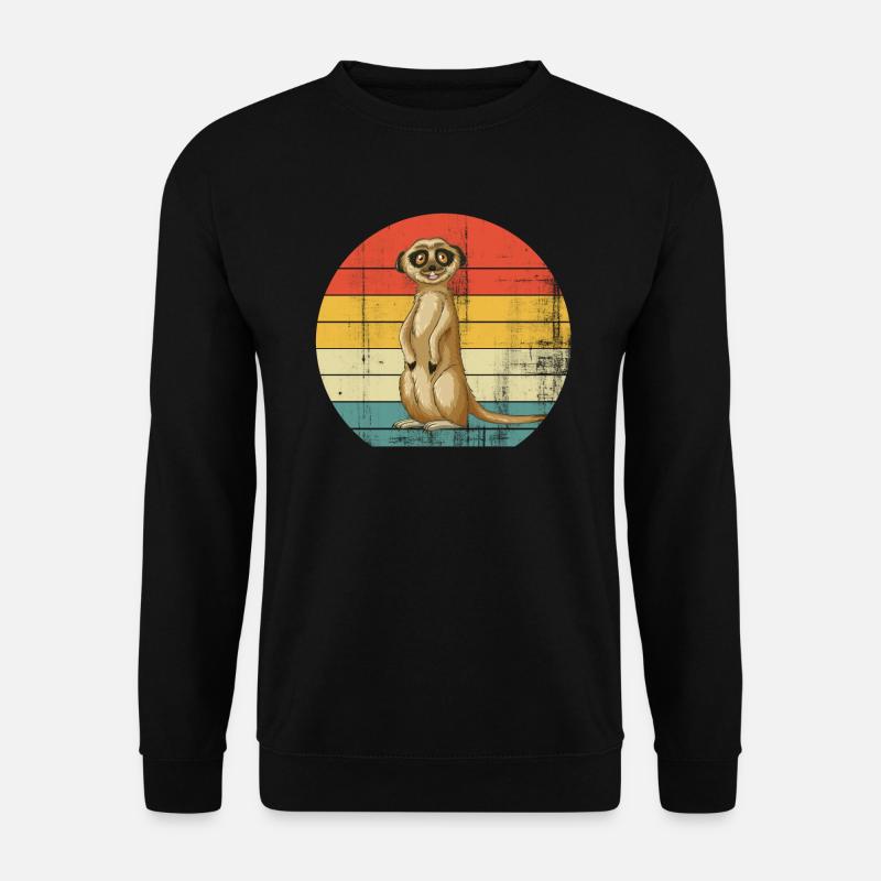 Erdmännchen - Unisex Pullover - Schwarz