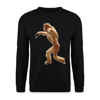 Gibbon - Unisex Pullover - Schwarz - Vorne - Alina (178cm) & Michal (187cm)