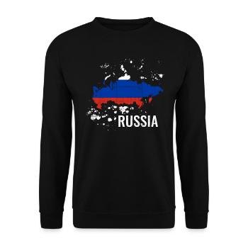 Russie - Sweat-shirt Unisexe - noir - Devant - Alina (178cm) & Michal (187cm)