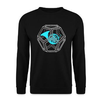 Waldhorn - Unisex Pullover - Schwarz - Vorne - Alina (178cm) & Michal (187cm)