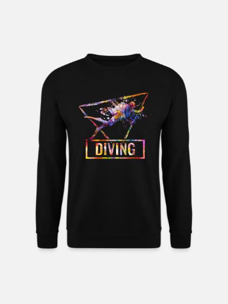 Plongée - Sweat-shirt Unisexe - noir