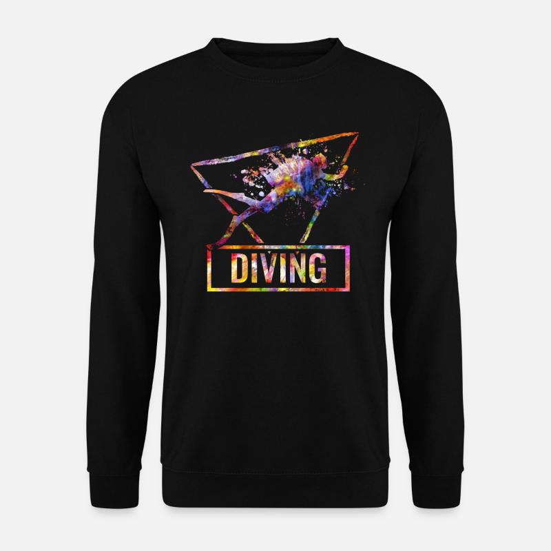 Tauchen - Unisex Pullover - Schwarz