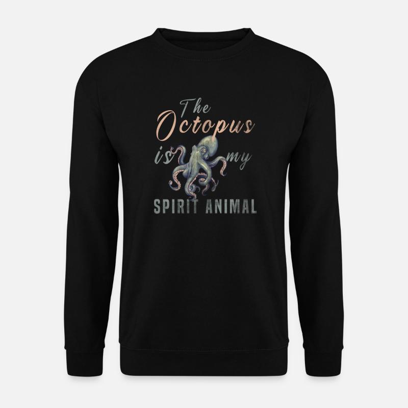 Octopus - Unisex Sweatshirt - black