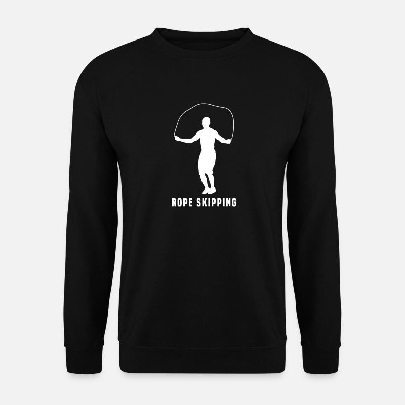 Seilspringen - Unisex Pullover - Schwarz