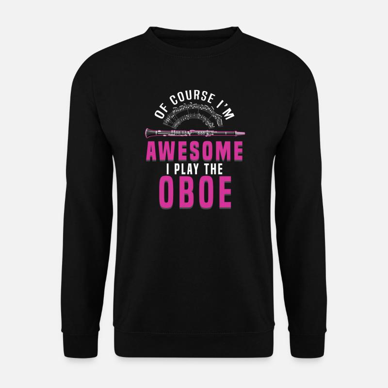 Oboe - Unisex Pullover - Schwarz
