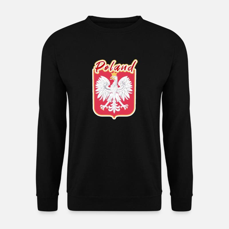 Polen - Unisex Pullover - Schwarz