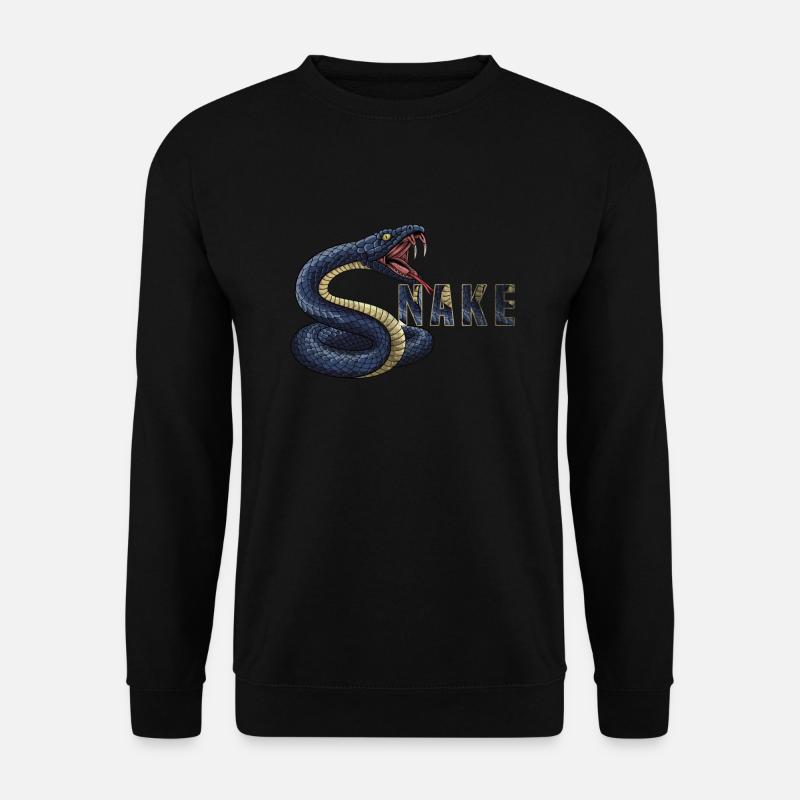 Schlange - Unisex Pullover - Schwarz
