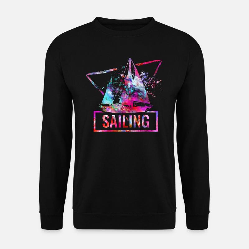 Segeln - Unisex Pullover - Schwarz