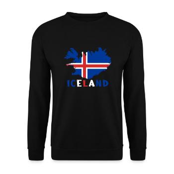 Island - Unisex Pullover - Schwarz - Vorne - Alina (178cm) & Michal (187cm)