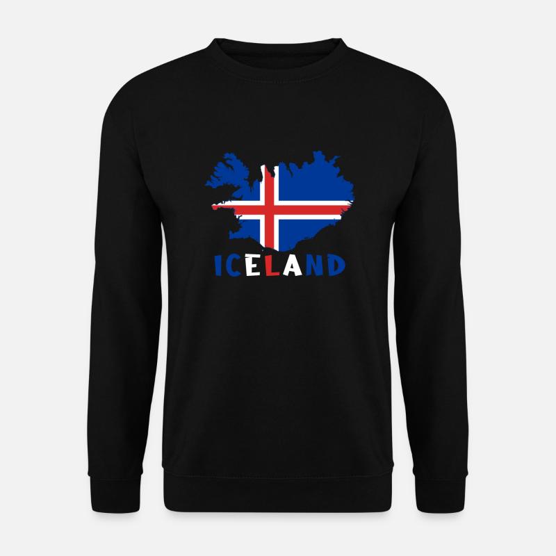 Island - Unisex Pullover - Schwarz